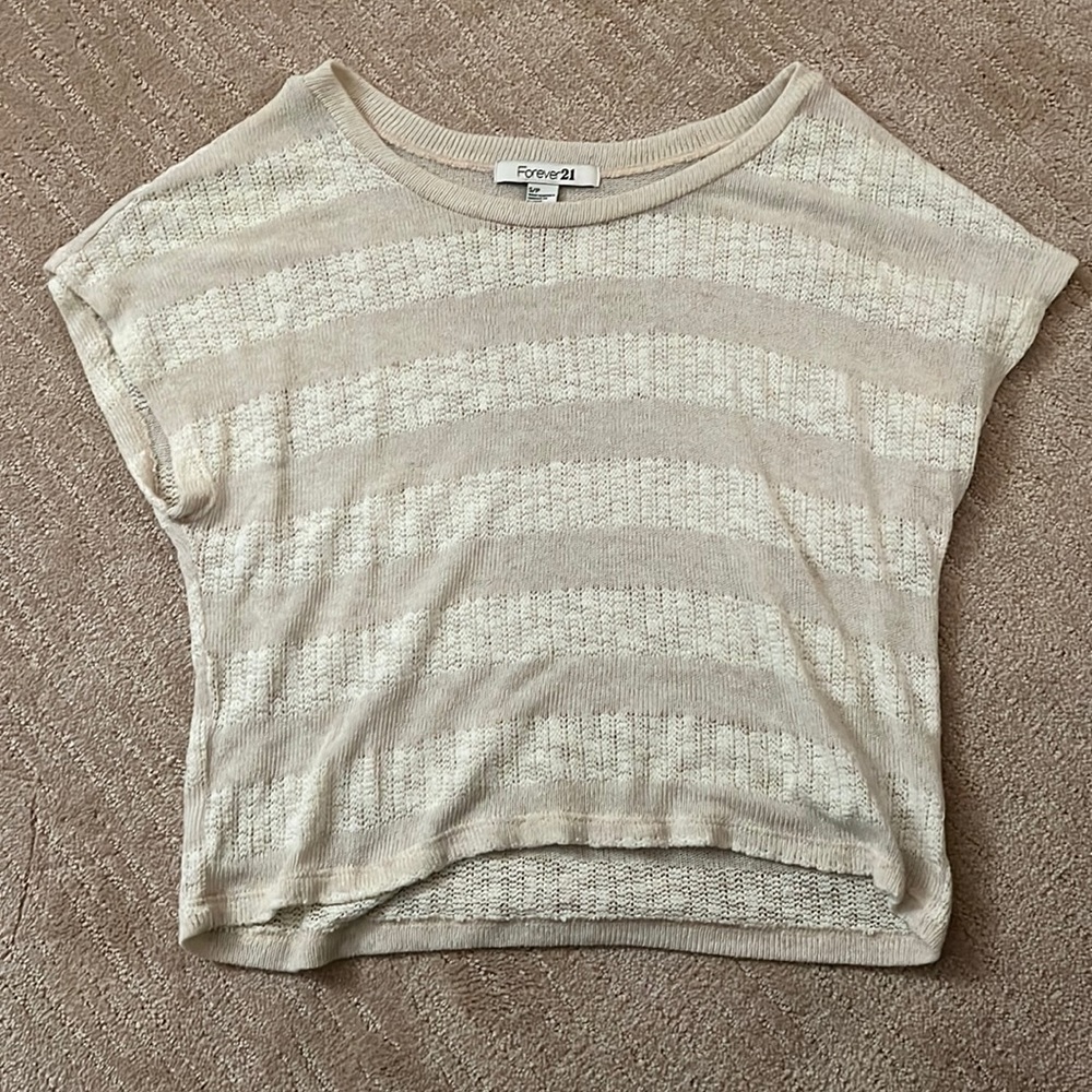 Forever 21 cream colored top